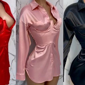 Pink Clinch Dress